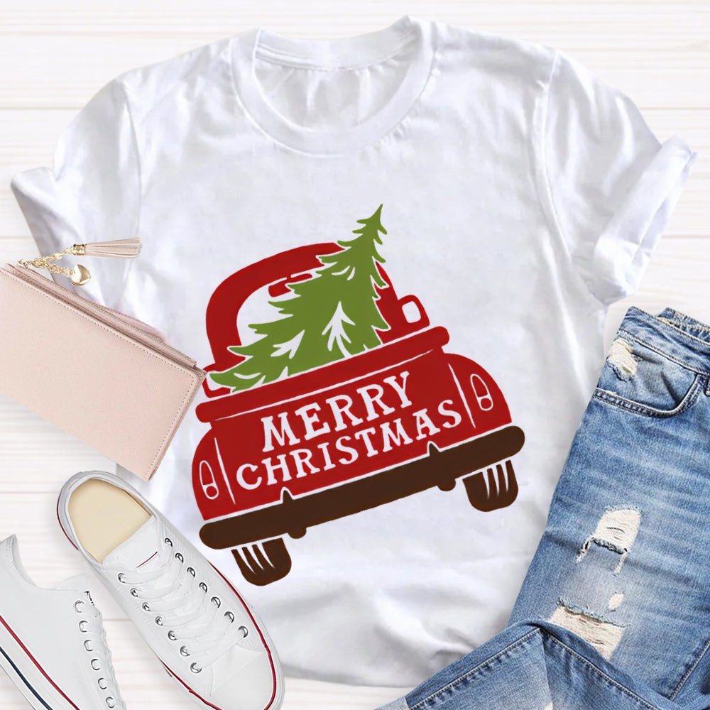 Merry Christmas The Christmas Tree That Was Pulled Away T-shirt
