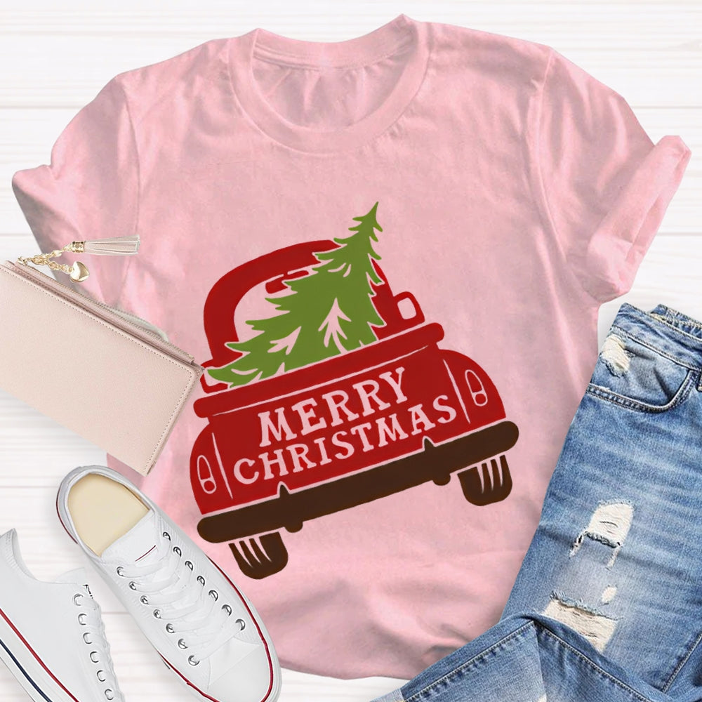 Merry Christmas The Christmas Tree That Was Pulled Away T-shirt