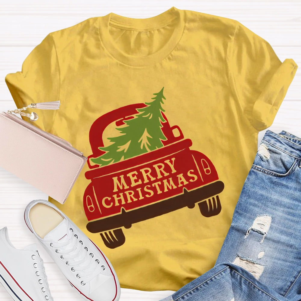 Merry Christmas The Christmas Tree That Was Pulled Away T-shirt