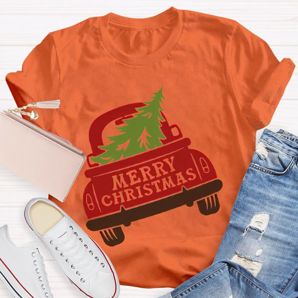 Merry Christmas The Christmas Tree That Was Pulled Away T-shirt