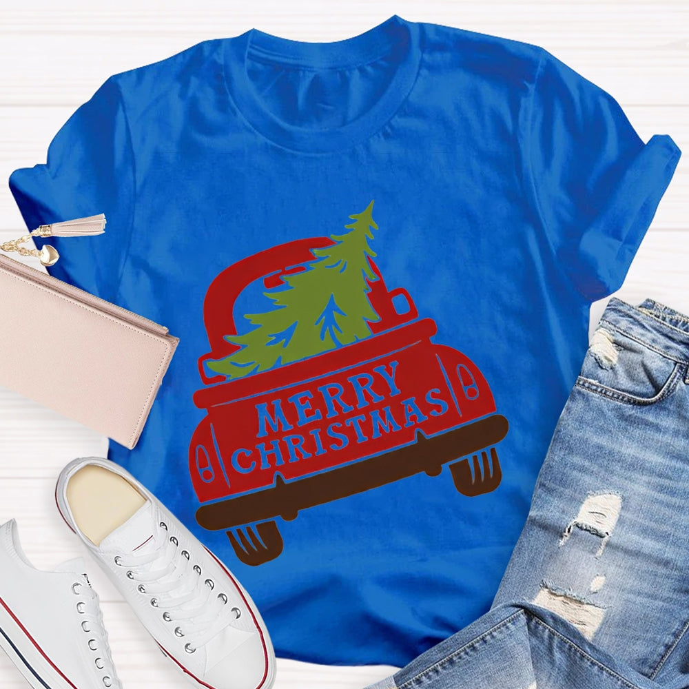 Merry Christmas The Christmas Tree That Was Pulled Away T-shirt