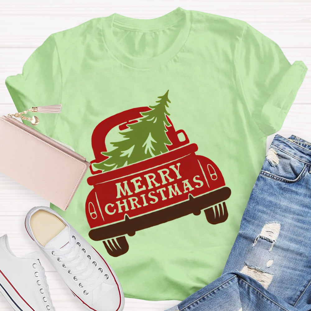 Merry Christmas The Christmas Tree That Was Pulled Away T-shirt