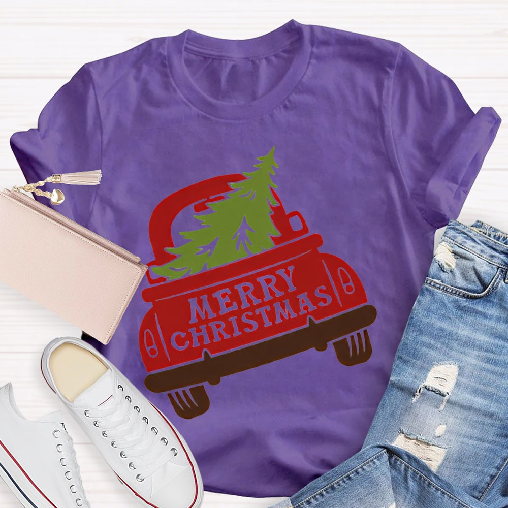 Merry Christmas The Christmas Tree That Was Pulled Away T-shirt