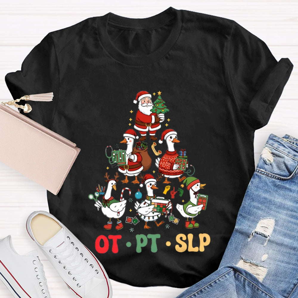 Slp Speech Language Pathologist Christmas Vibes T-shirt