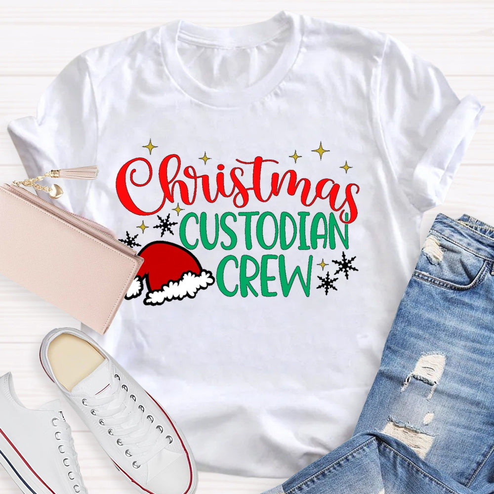Christmas Custodian Crew T-shirt