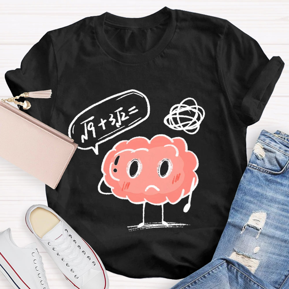 Math Teacher Cute Pattern T-shirt