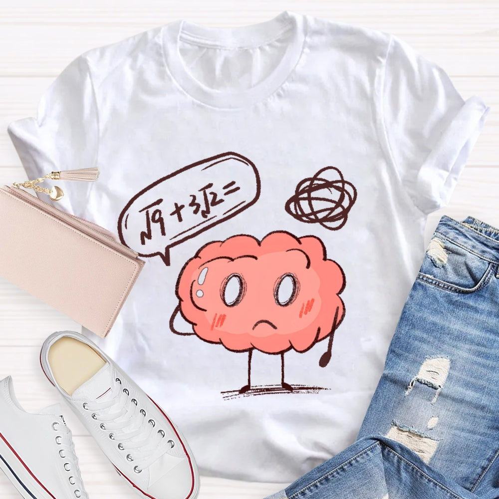 Math Teacher Cute Pattern T-shirt