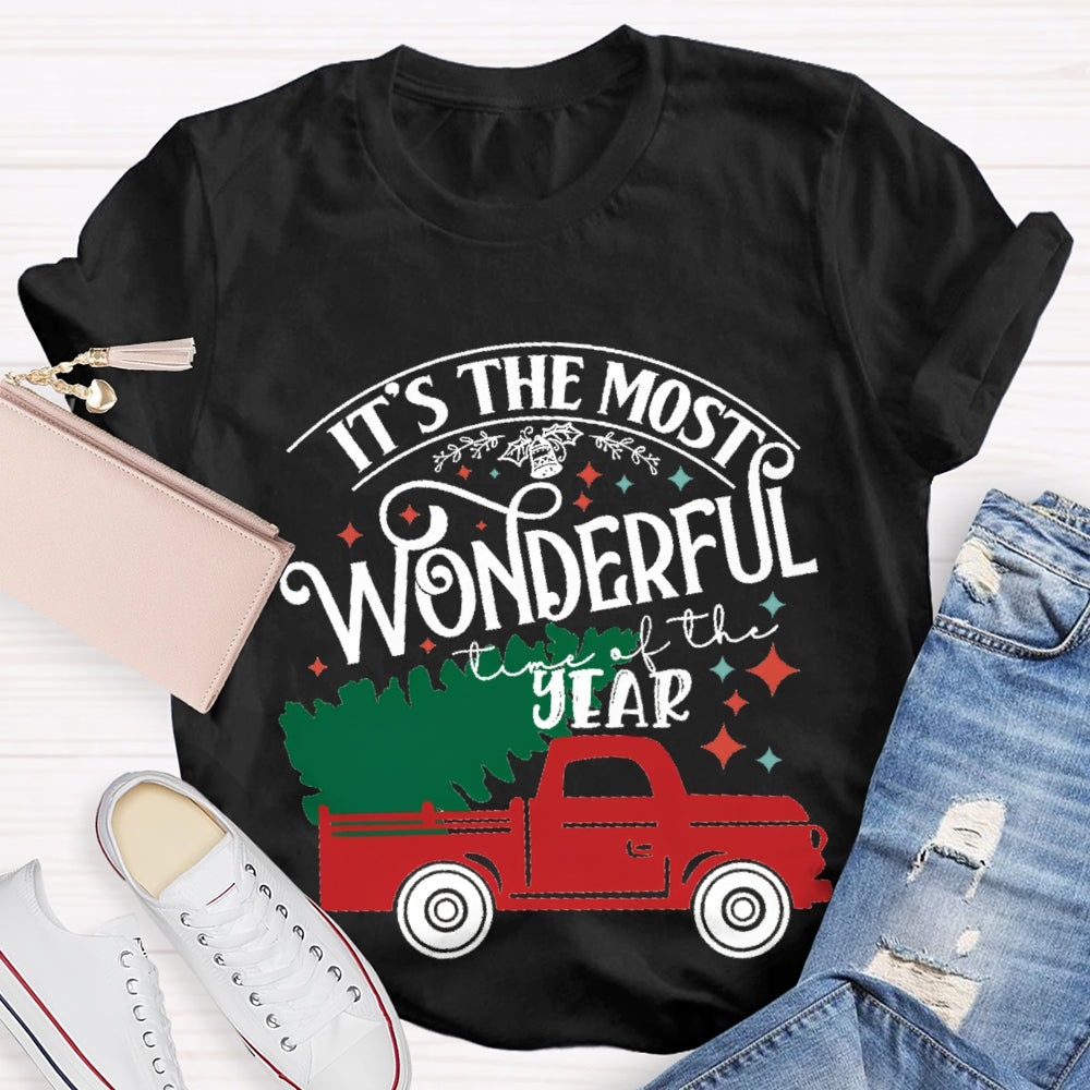 It'S The Most Wonderful Time Of The Year Christmas Tree T-Shirt