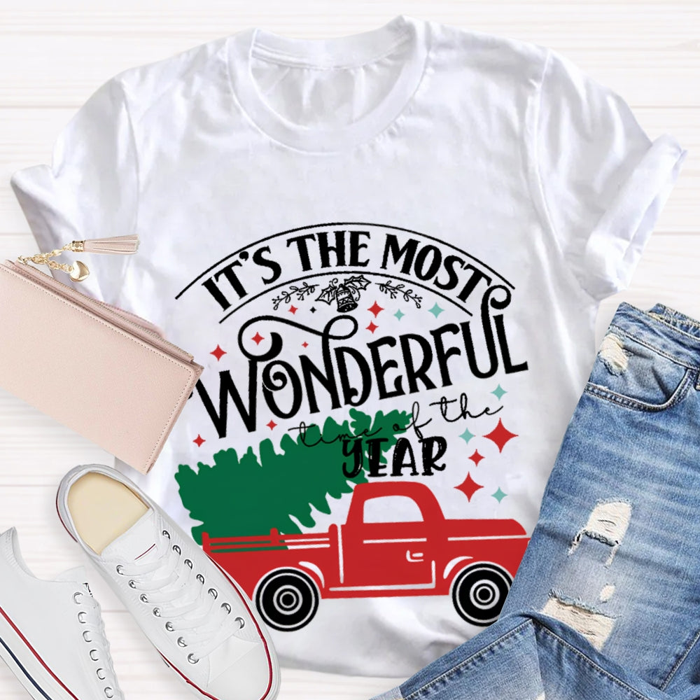 It'S The Most Wonderful Time Of The Year Christmas Tree T-Shirt