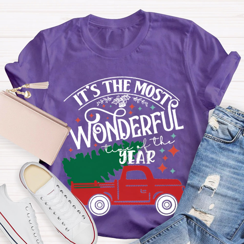 It'S The Most Wonderful Time Of The Year Christmas Tree T-Shirt