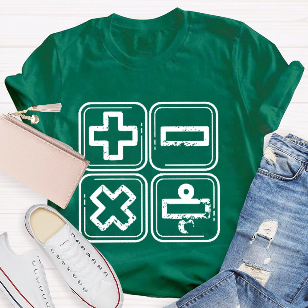 Mathematical Operators T-shirt
