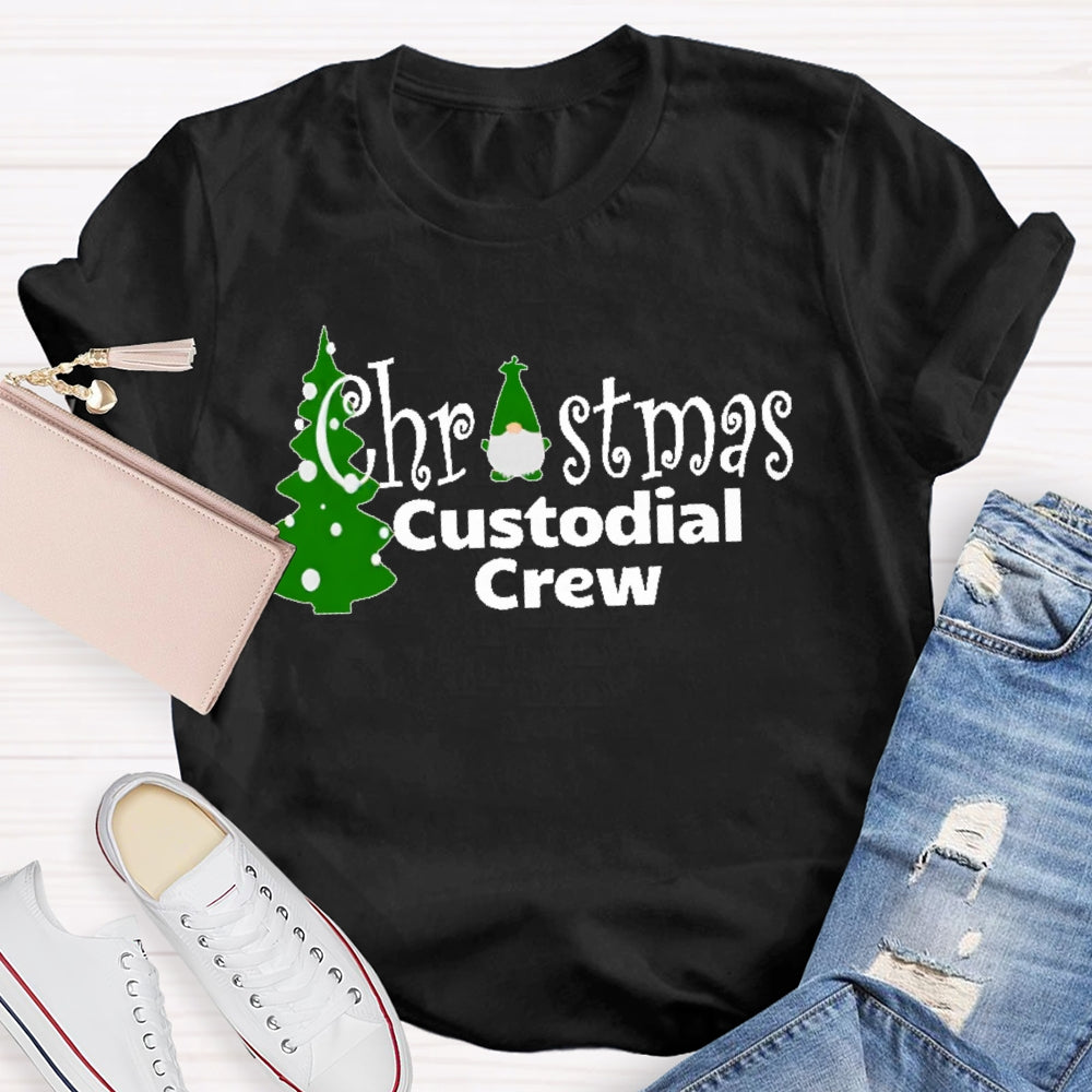 Christmas Custodian Crew T-shirt