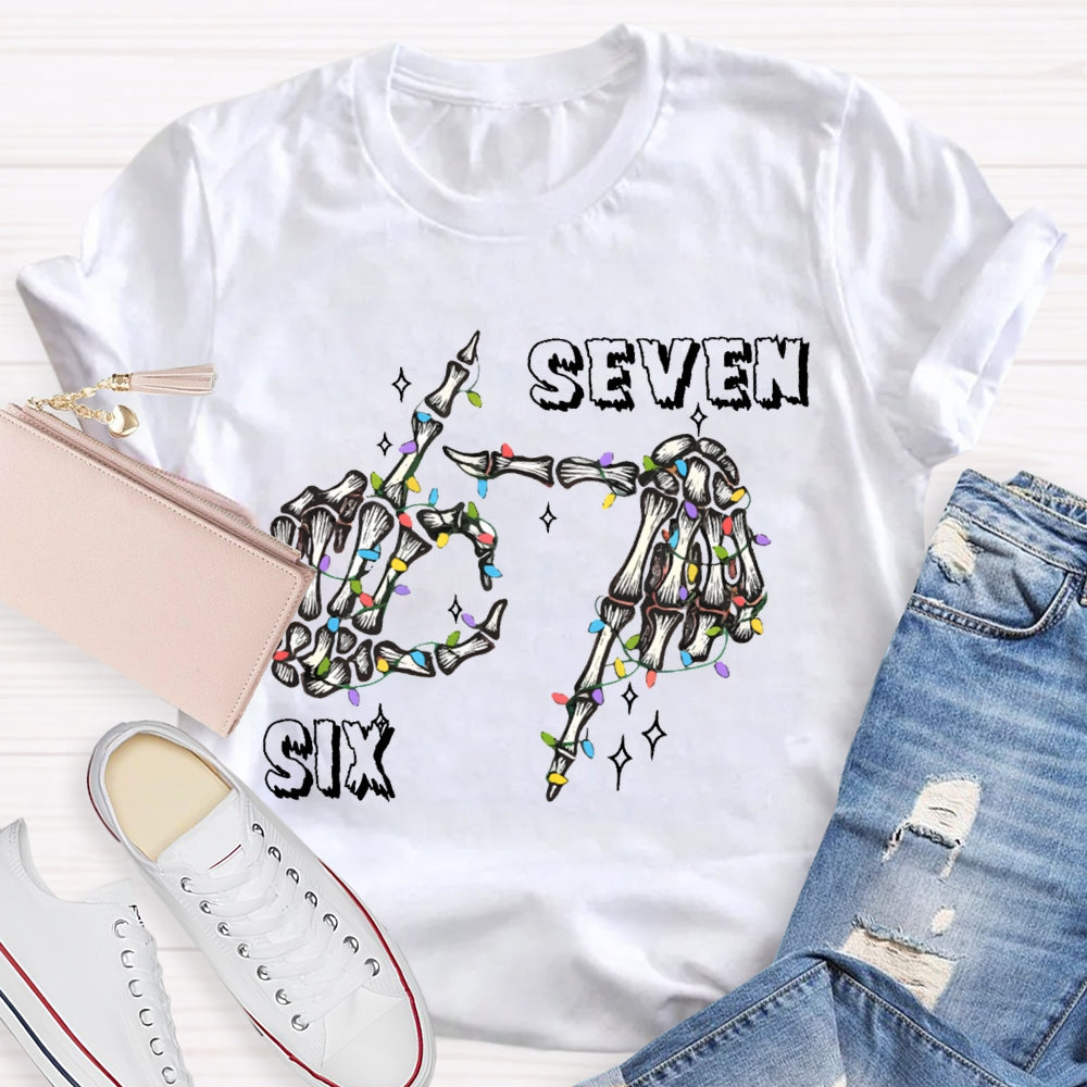 Haunted By 6-7 Christmas Atmosphere Lights T-shirt