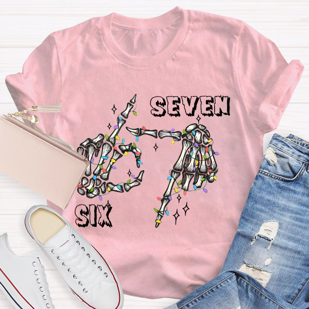 Haunted By 6-7 Christmas Atmosphere Lights T-shirt