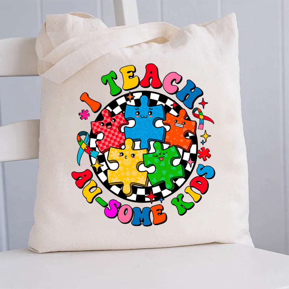 I Teach Au-some Kids Tote Bag