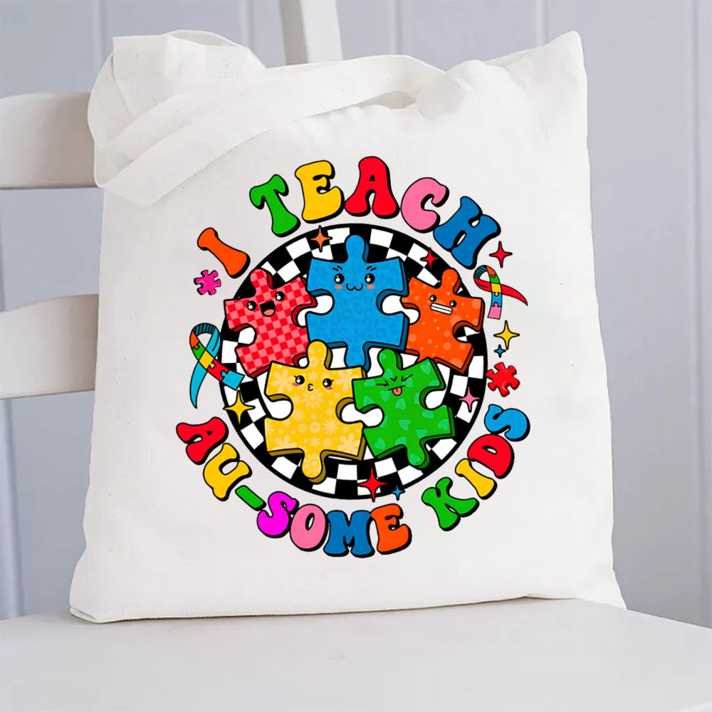I Teach Au-some Kids Tote Bag