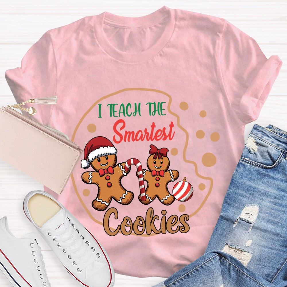 I Teach The Smartest Cookies Christmas Bear Cookies T-shirt