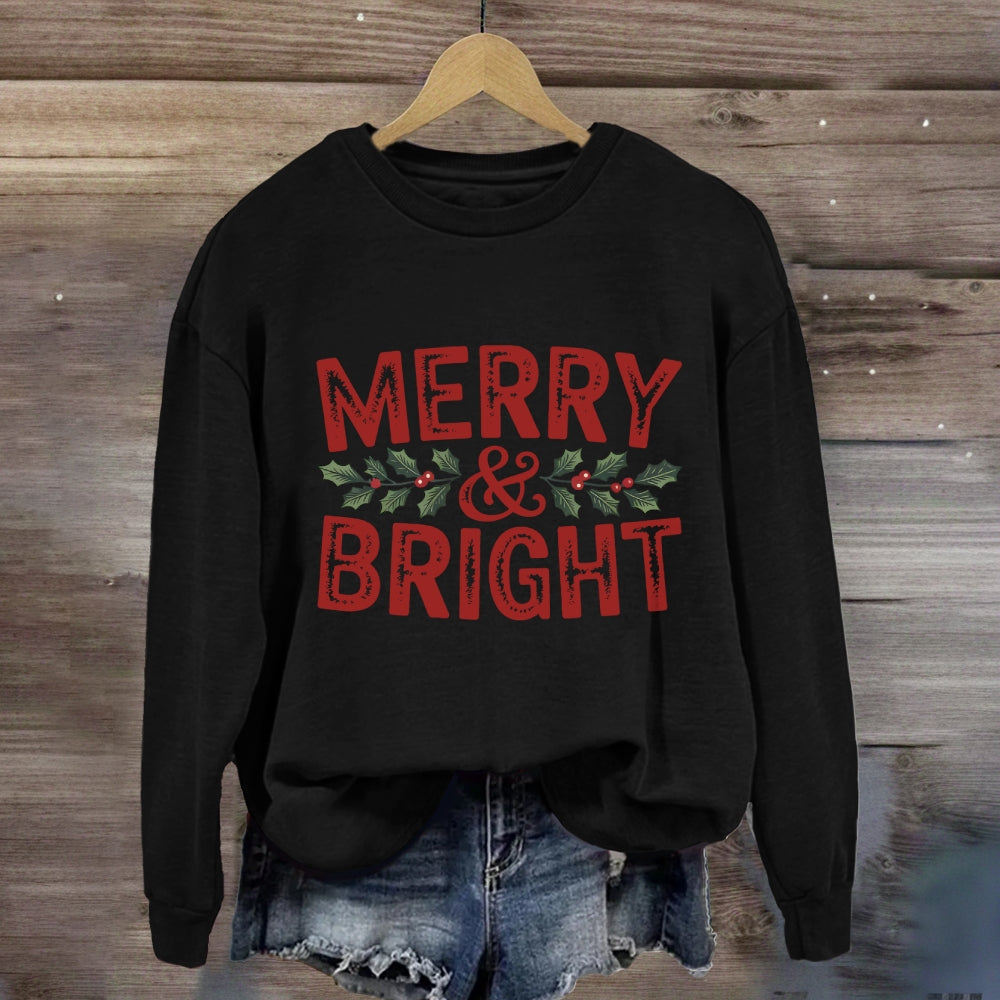 Merry & Bright Sweatshirt