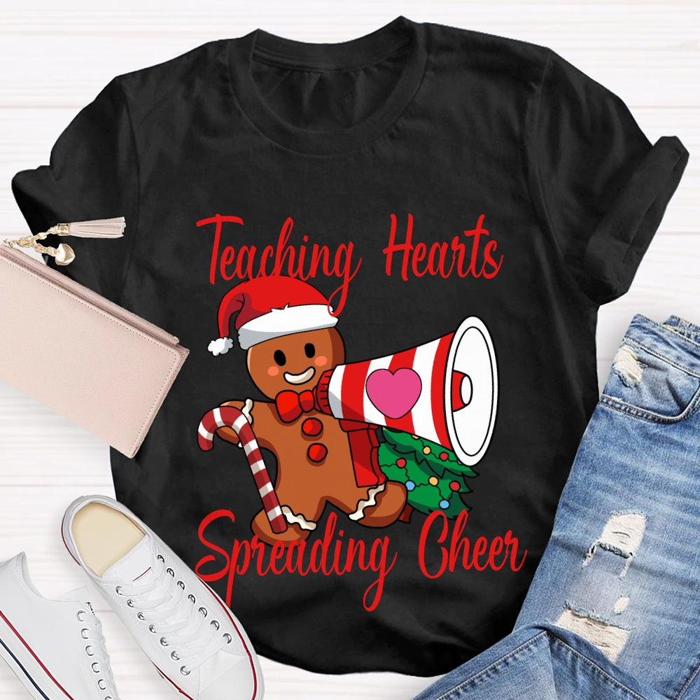 Teaching Spreading Cheer Christmas Bear Holding A Trumpet T-shirt