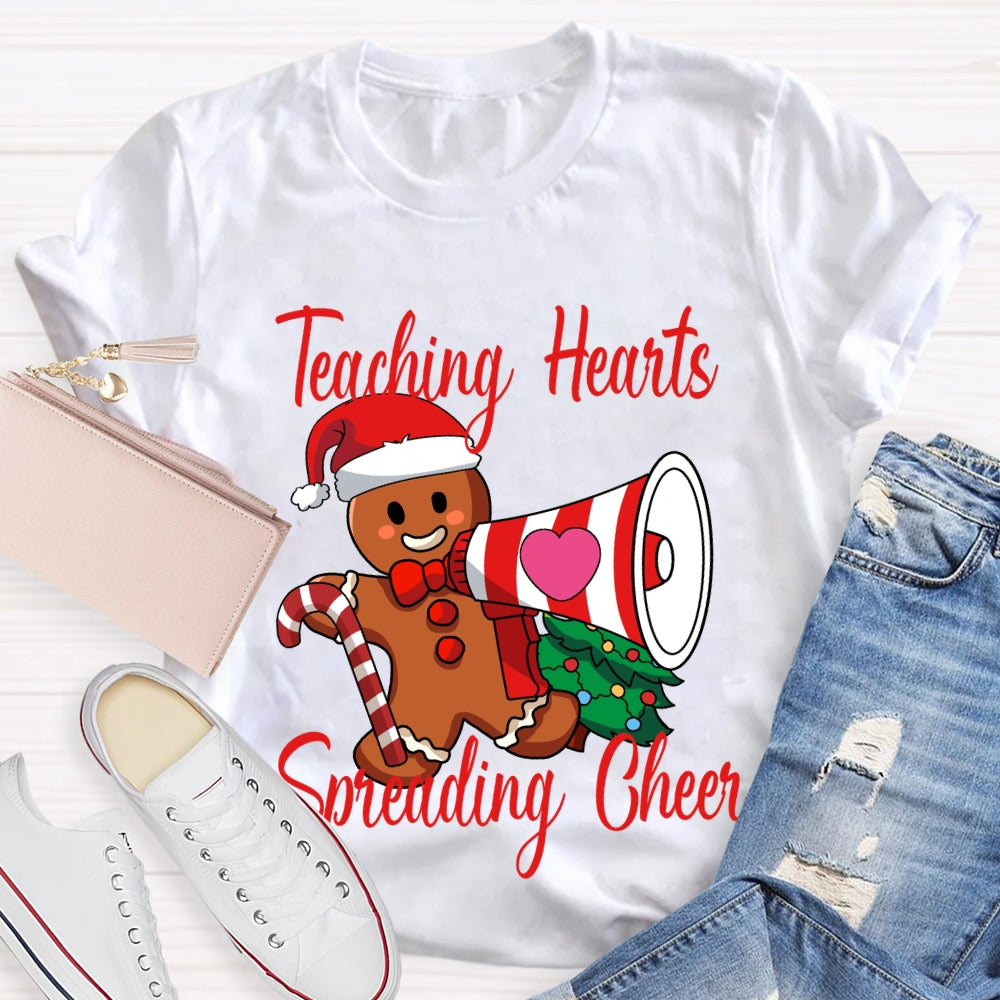 Teaching Spreading Cheer Christmas Bear Holding A Trumpet T-shirt