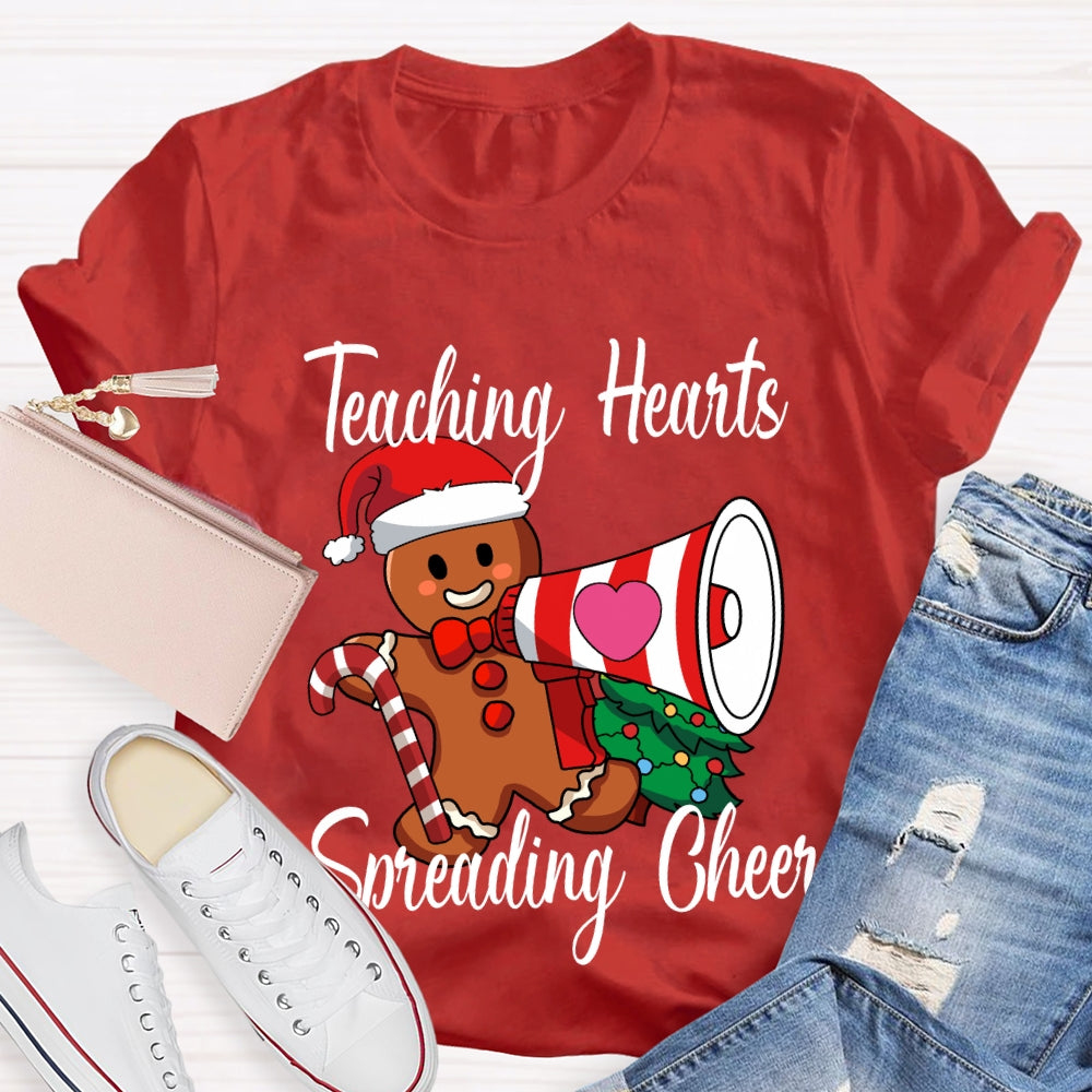 Teaching Spreading Cheer Christmas Bear Holding A Trumpet T-shirt