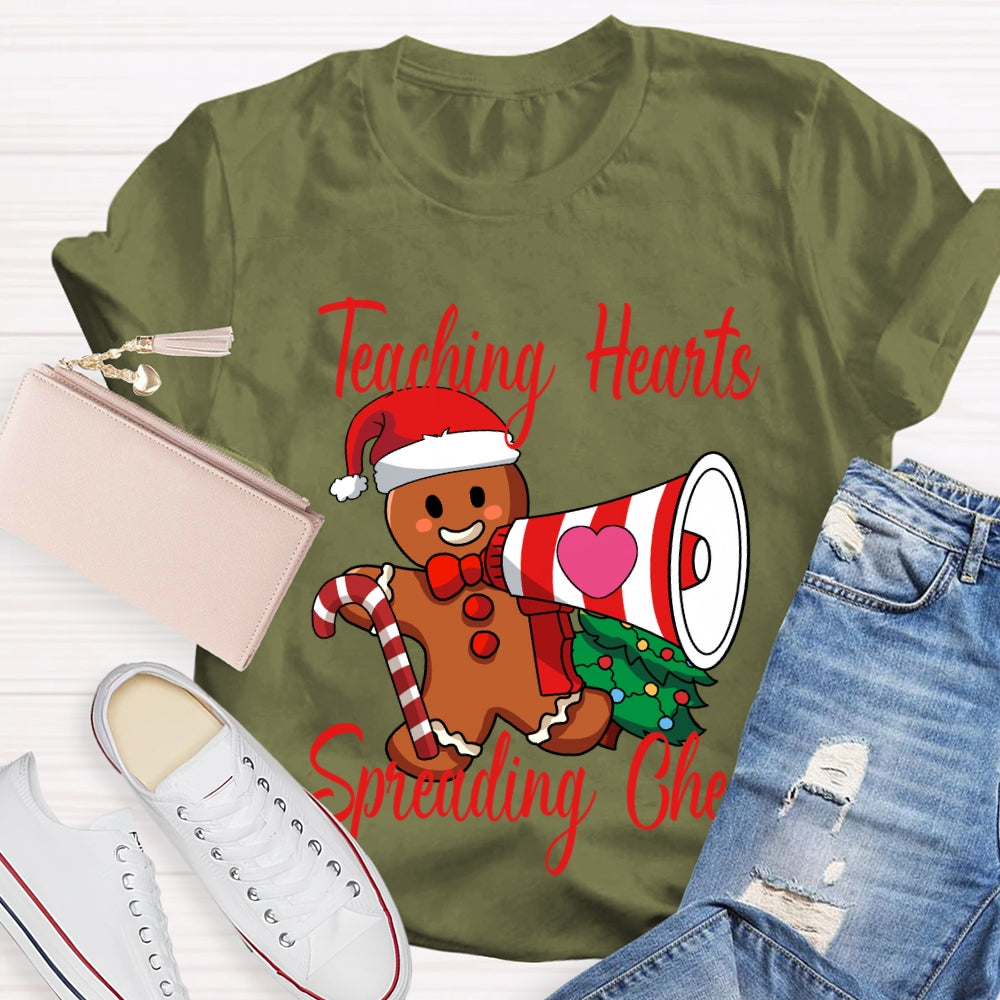 Teaching Spreading Cheer Christmas Bear Holding A Trumpet T-shirt
