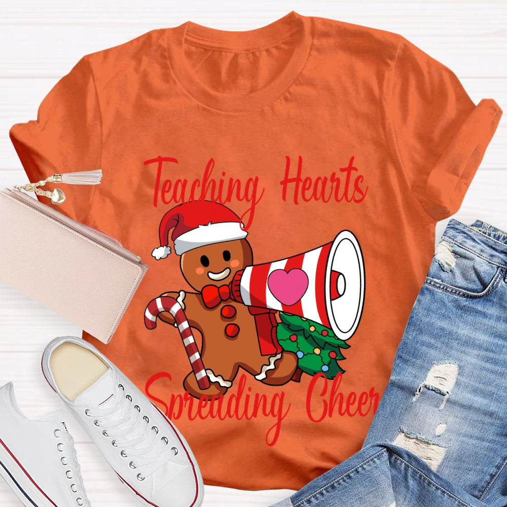 Teaching Spreading Cheer Christmas Bear Holding A Trumpet T-shirt