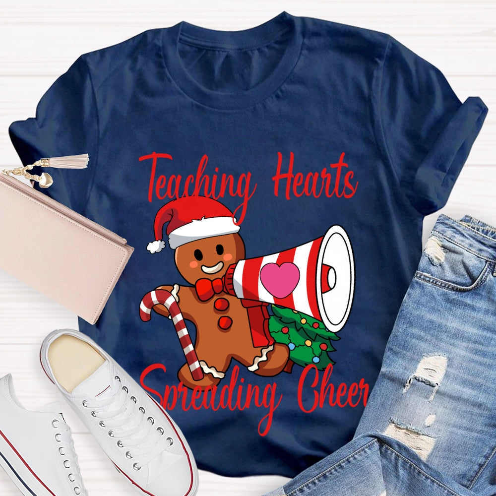 Teaching Spreading Cheer Christmas Bear Holding A Trumpet T-shirt