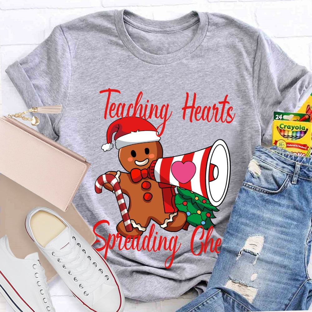 Teaching Spreading Cheer Christmas Bear Holding A Trumpet T-shirt