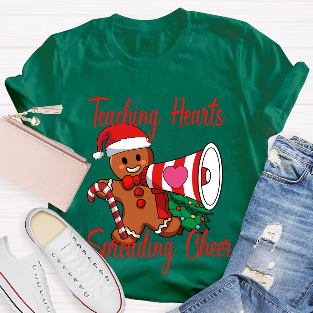 Teaching Spreading Cheer Christmas Bear Holding A Trumpet T-shirt