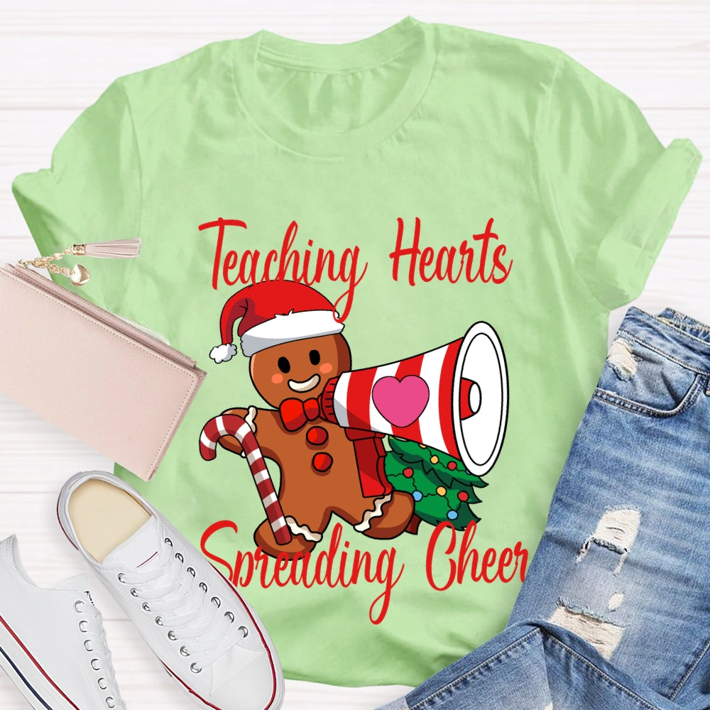 Teaching Spreading Cheer Christmas Bear Holding A Trumpet T-shirt