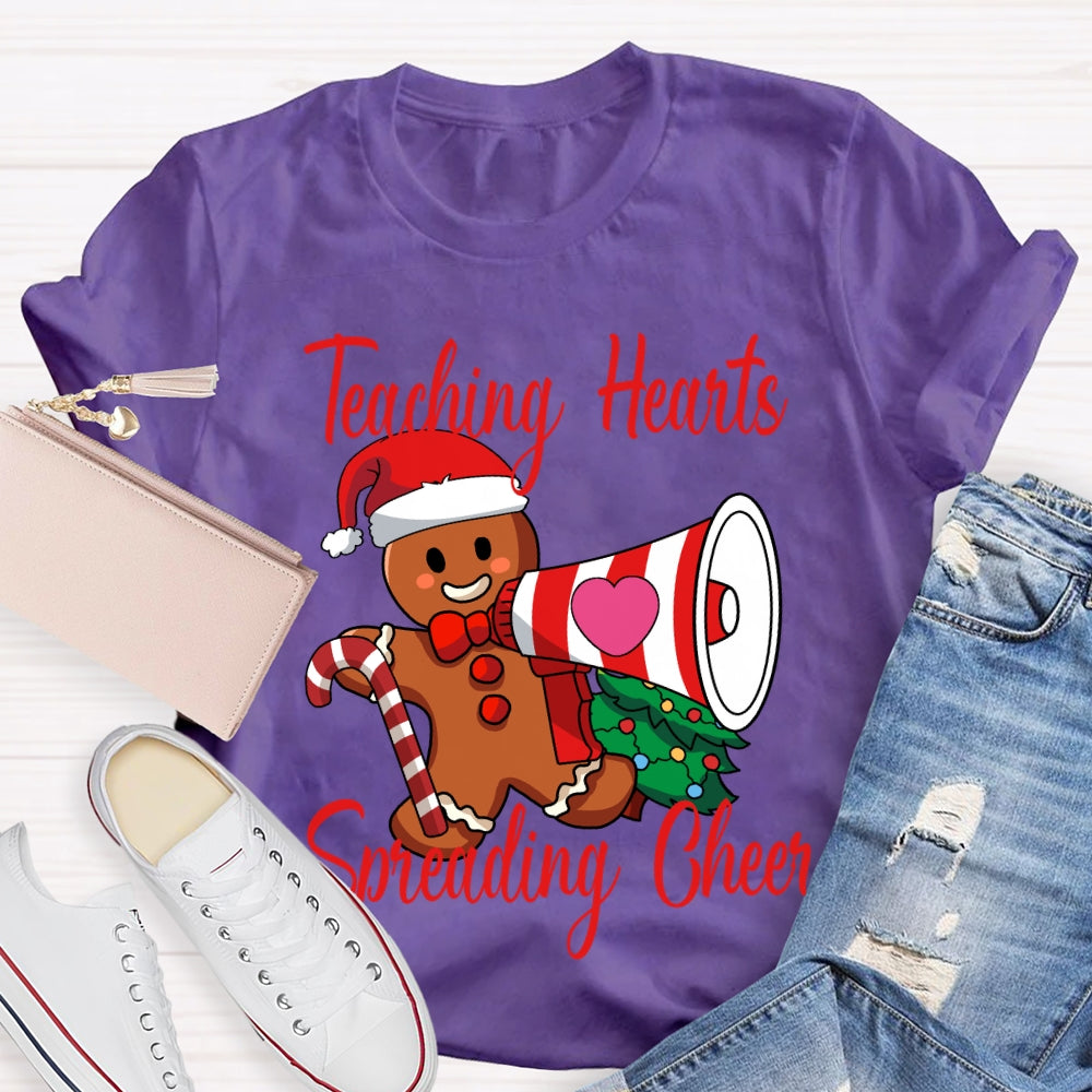 Teaching Spreading Cheer Christmas Bear Holding A Trumpet T-shirt