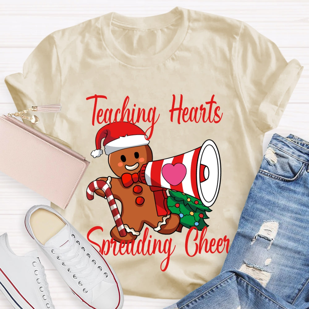 Teaching Spreading Cheer Christmas Bear Holding A Trumpet T-shirt