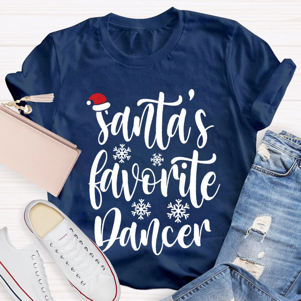 Santa's Favorite Dancer T-shirt