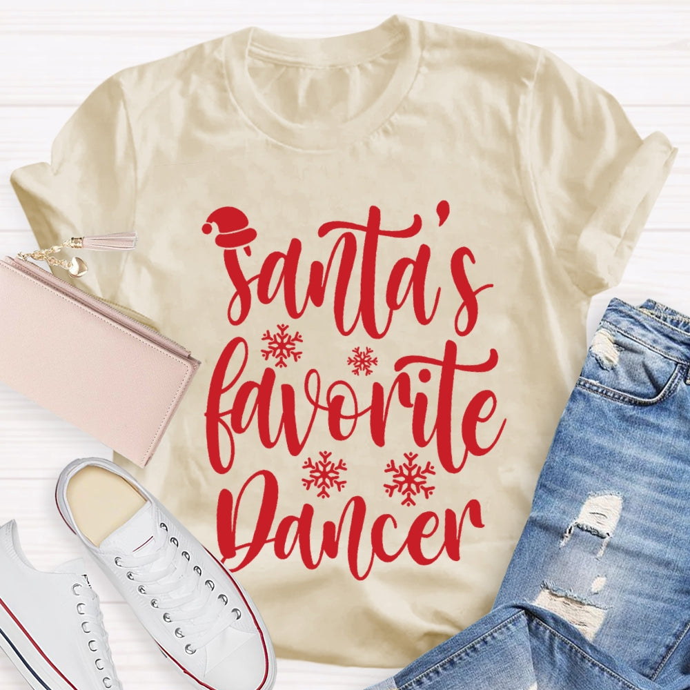 Santa's Favorite Dancer T-shirt