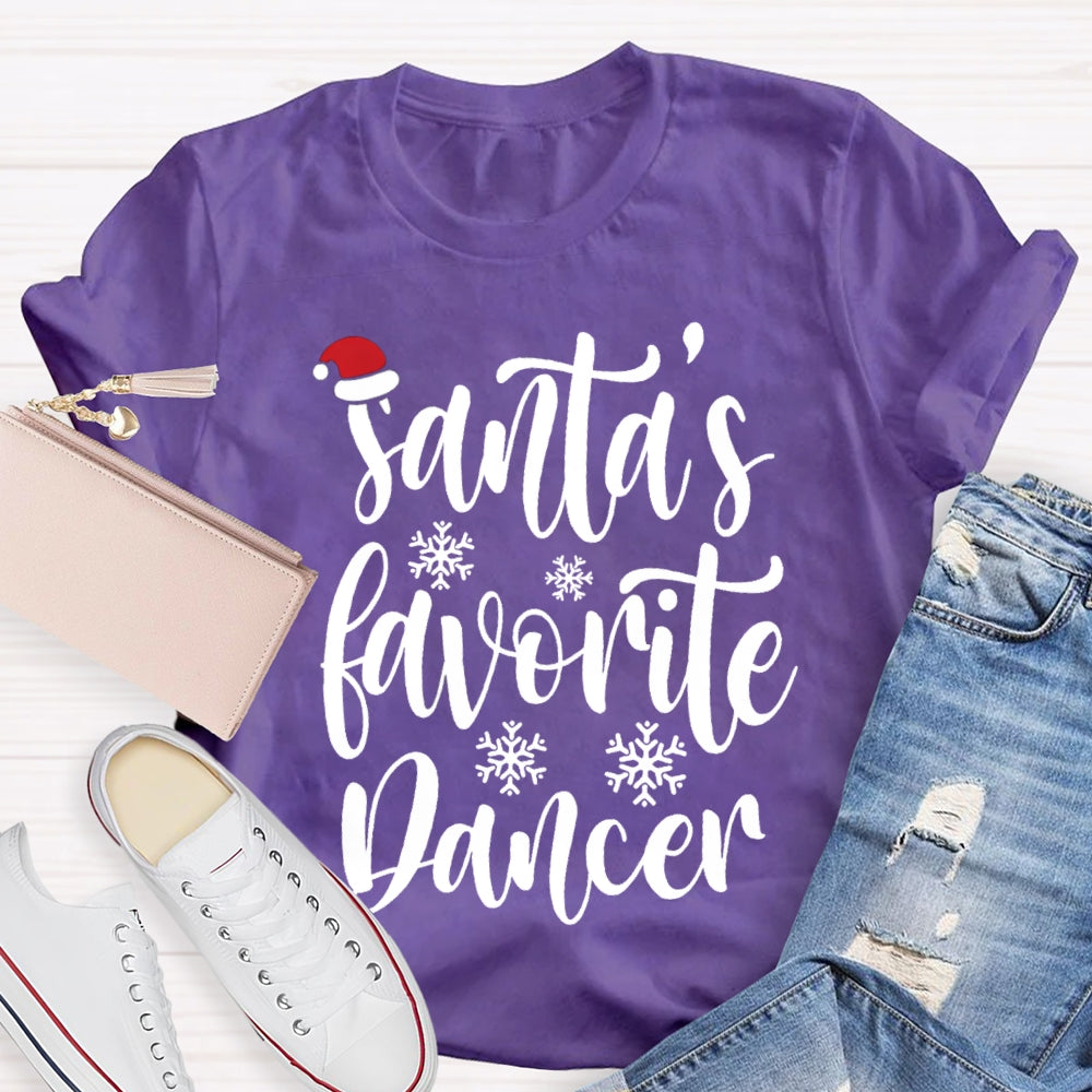 Santa's Favorite Dancer T-shirt