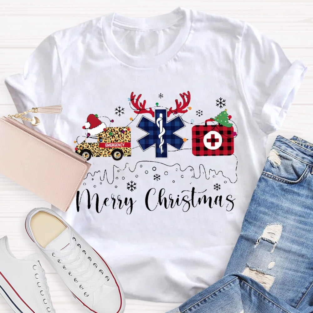 Merry Christmas School Nurse Christmas Vibes T-shirt