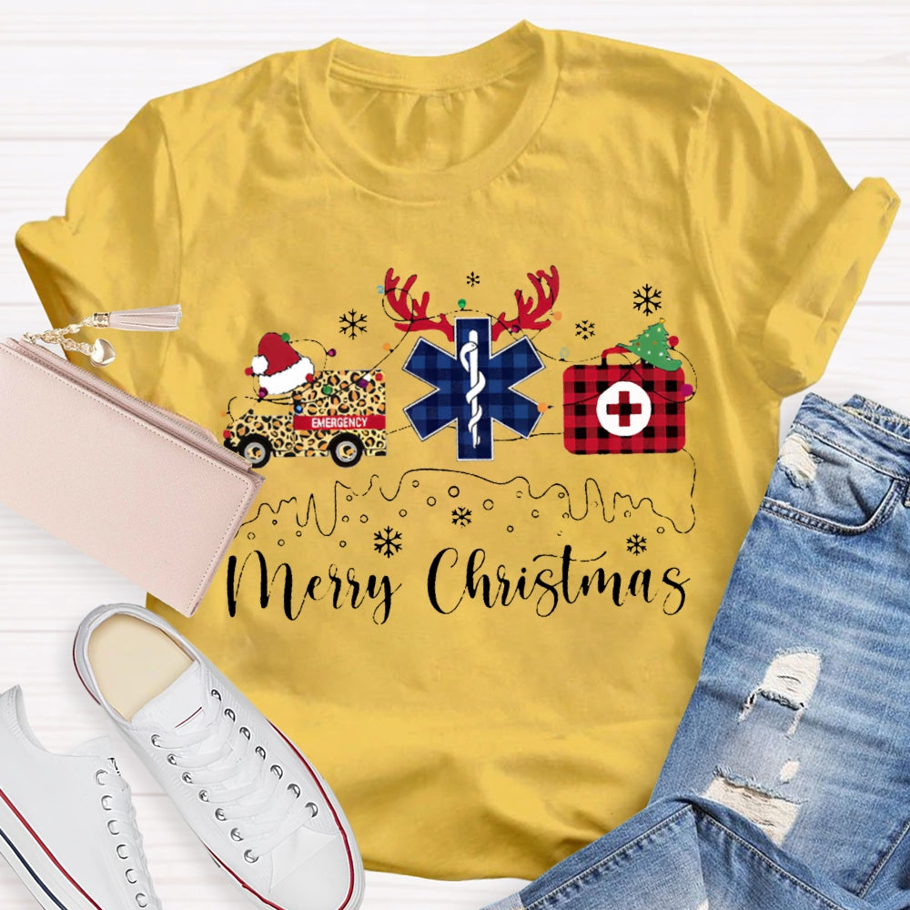 Merry Christmas School Nurse Christmas Vibes T-shirt