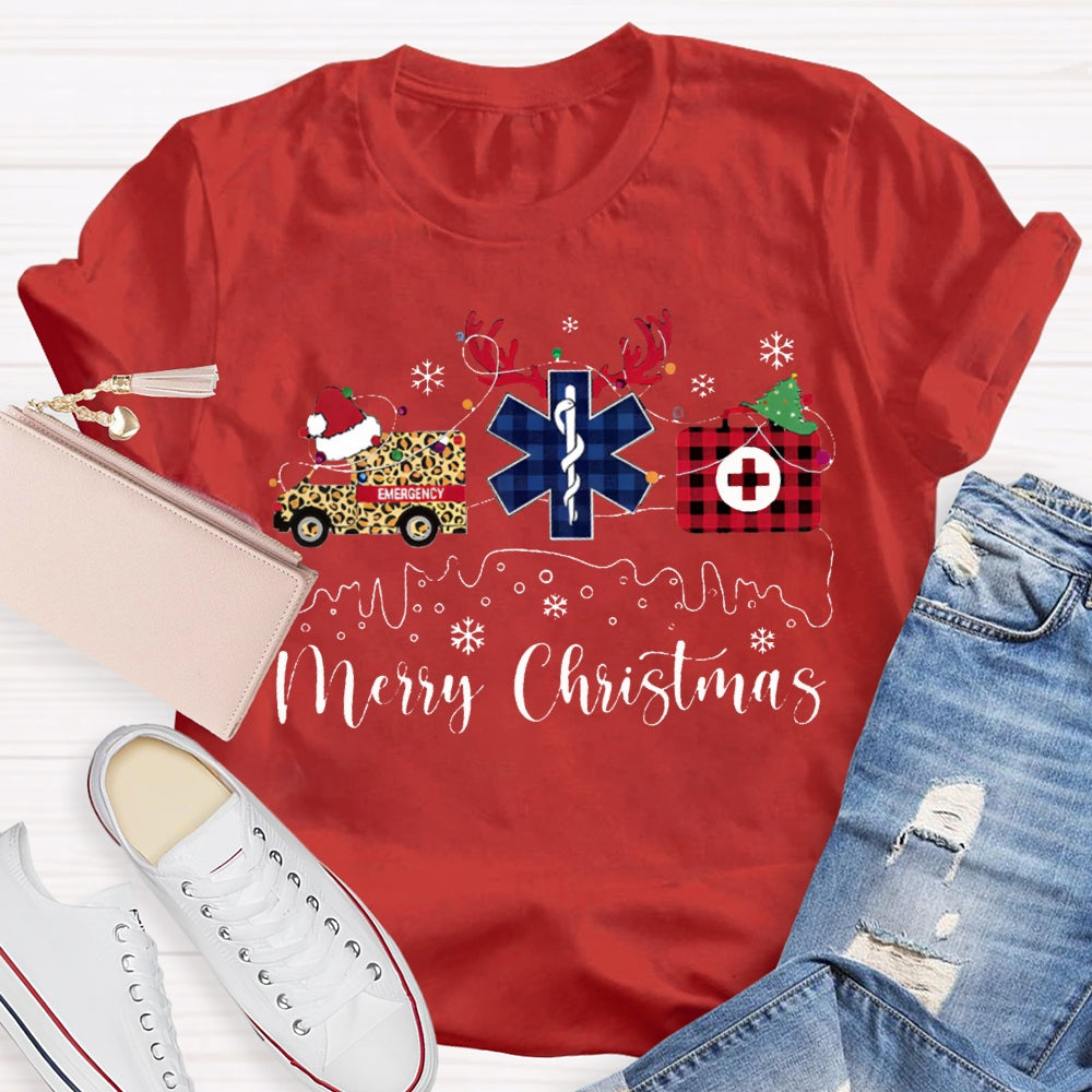 Merry Christmas School Nurse Christmas Vibes T-shirt