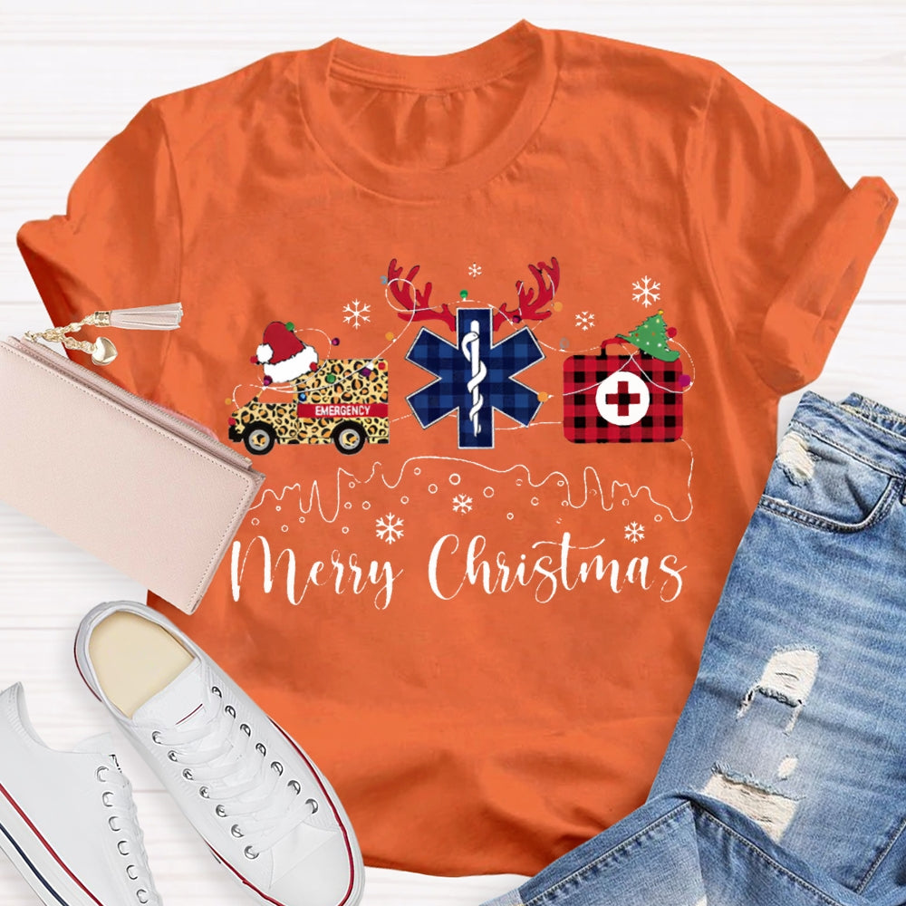 Merry Christmas School Nurse Christmas Vibes T-shirt