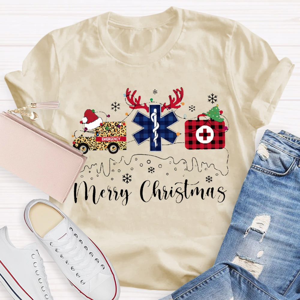 Merry Christmas School Nurse Christmas Vibes T-shirt