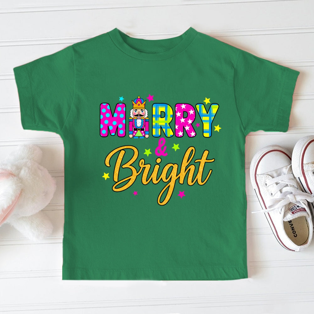 Merry And Bright Toddler T-Shirts