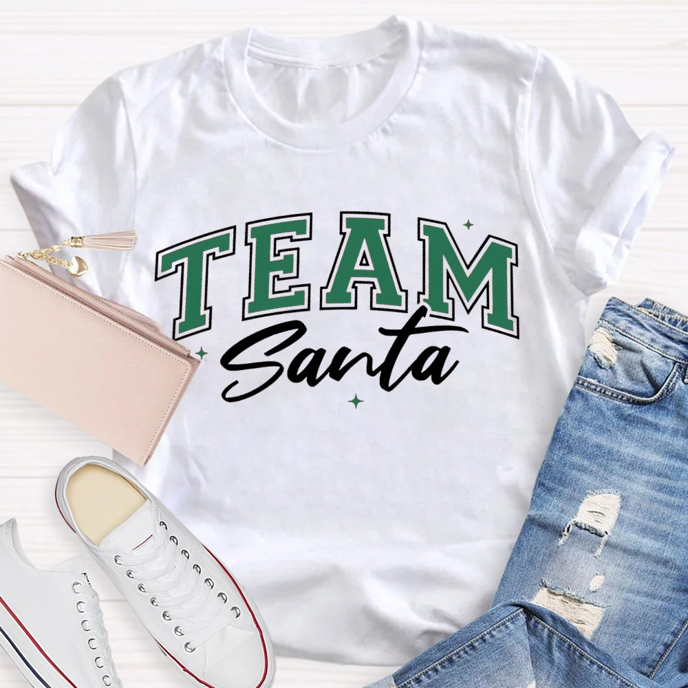 Team Santa Christmas Vibes T-shirt