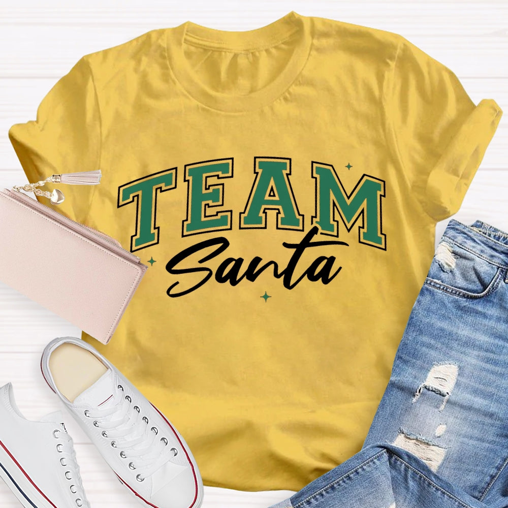 Team Santa Christmas Vibes T-shirt