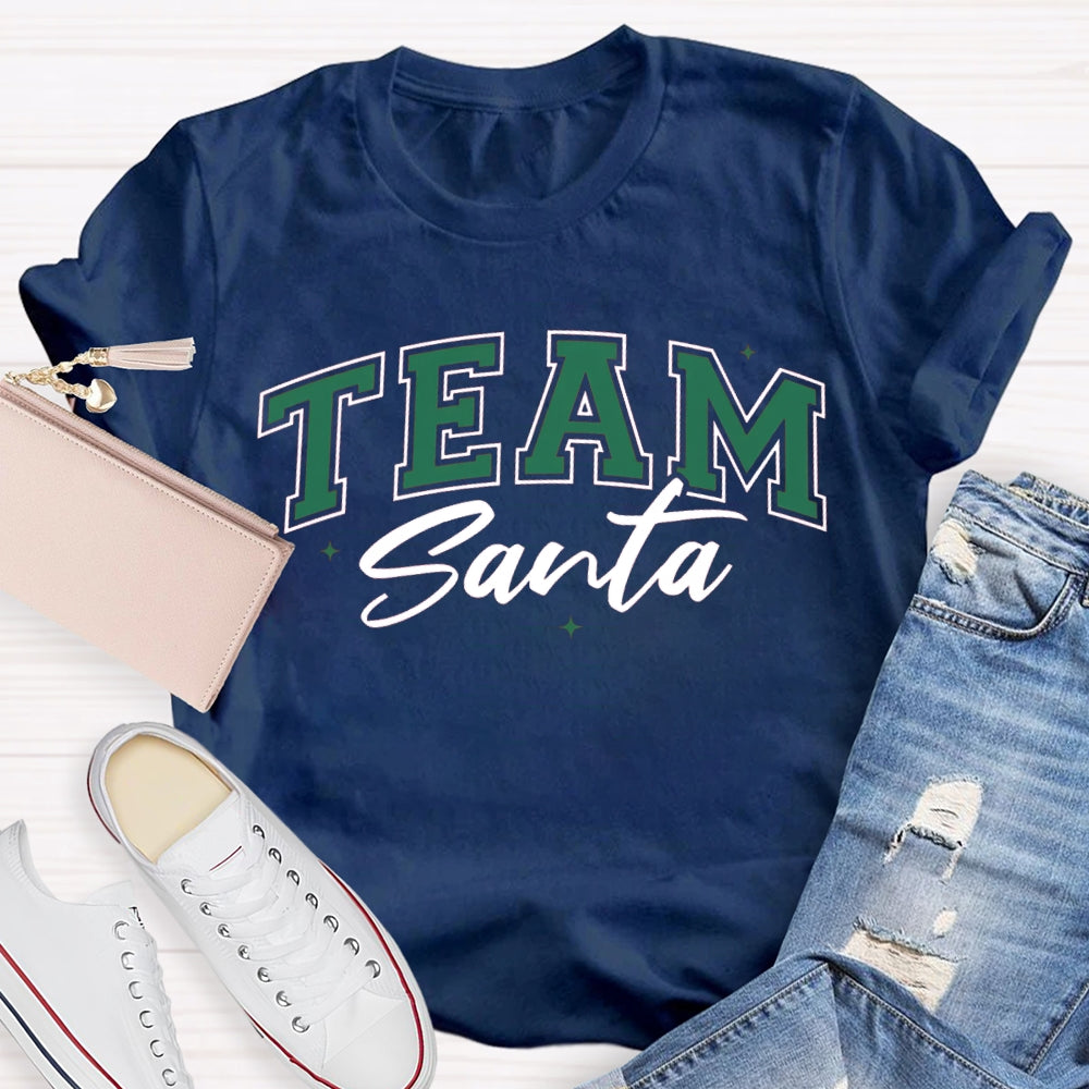 Team Santa Christmas Vibes T-shirt