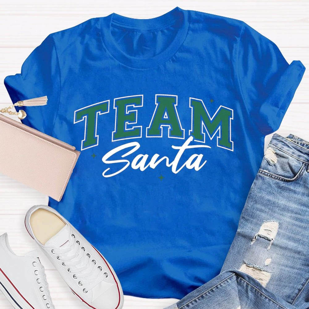 Team Santa Christmas Vibes T-shirt