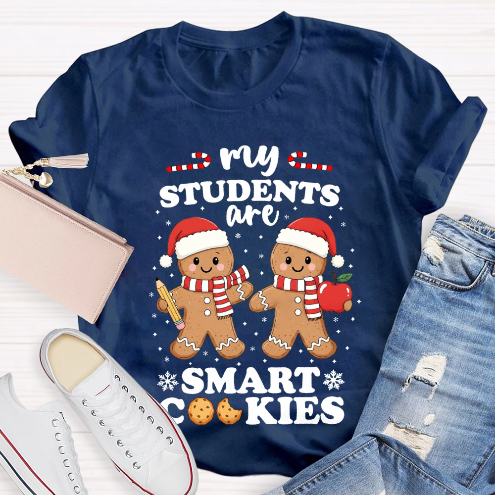 My Students Are Smart Cookies Snowflake Christmas T-shirt