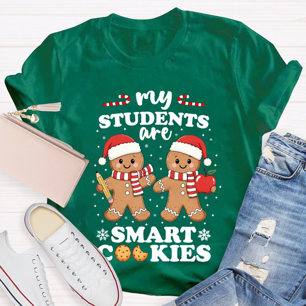 My Students Are Smart Cookies Snowflake Christmas T-shirt