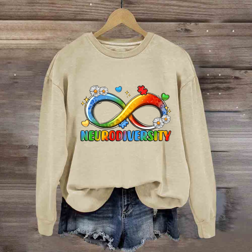 Neurodiversity Infinity Symbol Sweatshirt