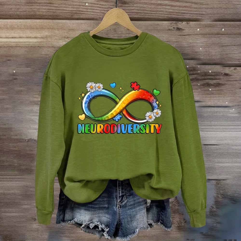 Neurodiversity Infinity Symbol Sweatshirt